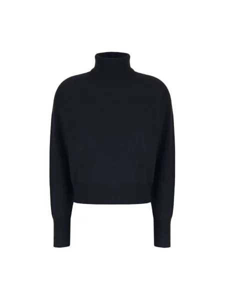 Sweter z golfem Vanisé do golfa niebieski