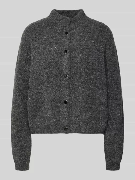 Dzianinowy top Gestuz ze stójką z kamieniami