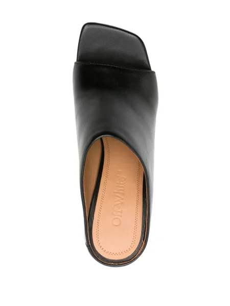 Sandale Off-white din piele alb