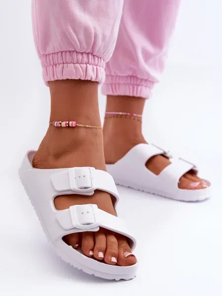 Papuci de casă Kesi alb