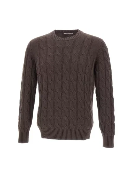 Sweter Kangra brązowy