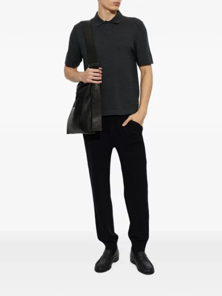 Tricou polo Lisa Yang gri