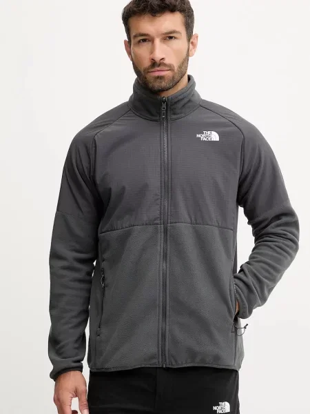 The North Face bluza sportowa Glacier Heavyweight szara