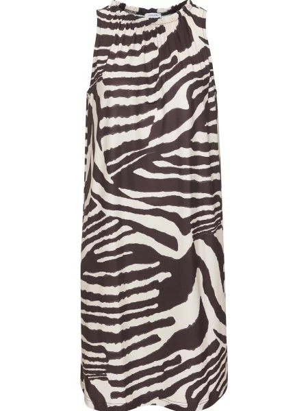 LASCANA Rochie de vară crem / ciocolatiu