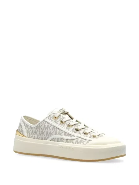 Sneakerși Michael Michael Kors din canvas argintiu