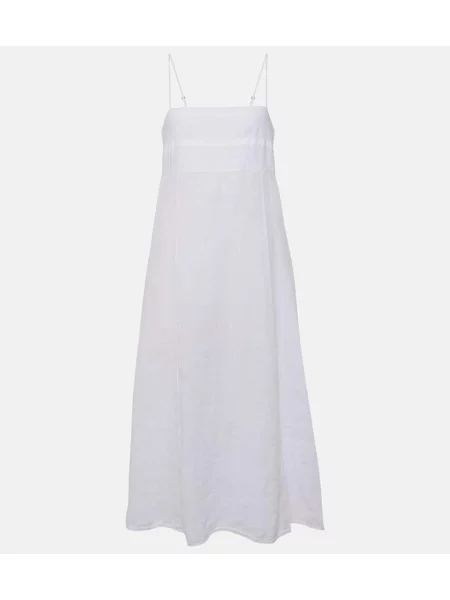 Rochie midi Velvet de in până la genunchi de costum alb