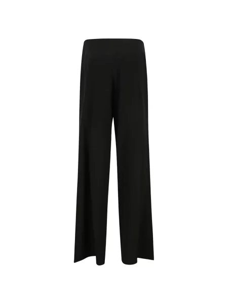 Pantaloni Ermanno Scervino de mătase cu cordon negru