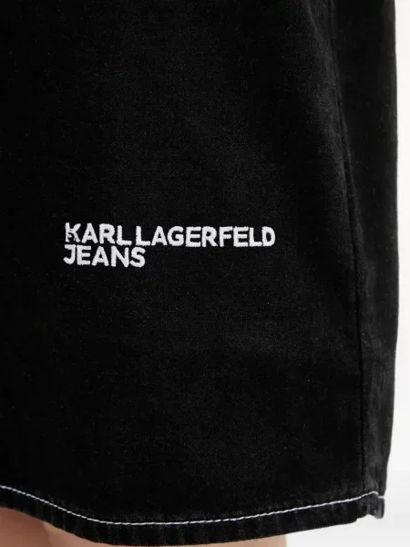 Костюм дънкова рокля Karl Lagerfeld Jeans черно