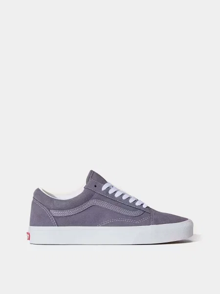 Замшеві Жіночі Кеди низькі Vans OLD SKOOL сірий