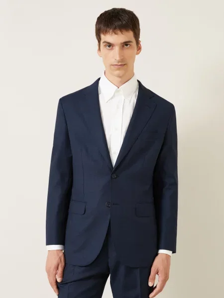 Brioni Oblek Newplum Extra Slim Fit tmavě modrá