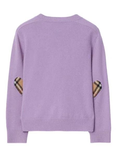 Gyerek kardigán Burberry lila