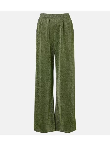 Szerokie spodnie Oséree zielone