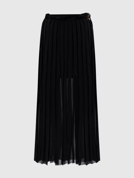 Плісировані шорти Ami Paris на запах чорні