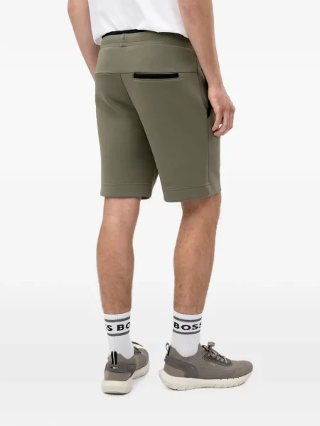 Pantaloni scurți Boss cu imagine verde