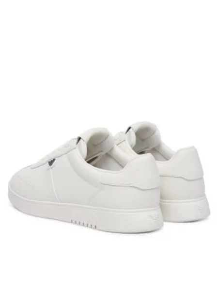Sneakersy Emporio Armani biela