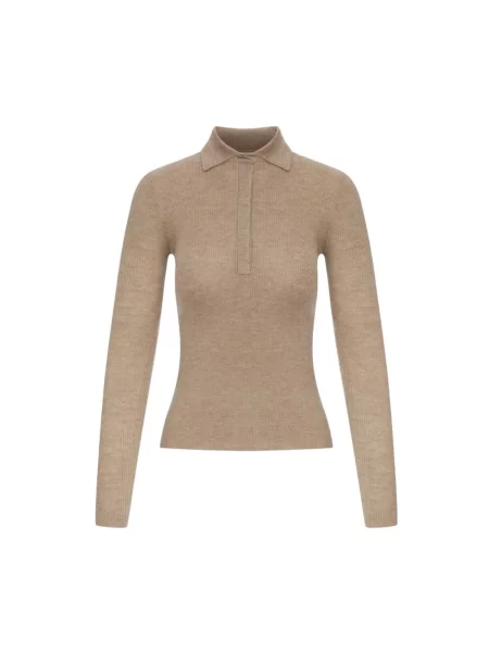Koszulka polo Max Mara beżowa