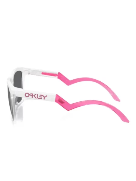 Ochelari de soare Oakley cu imprimeu geometric alb