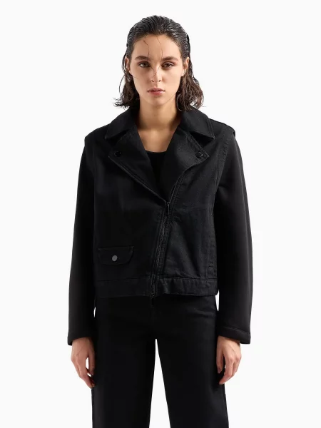 Emporio Armani Джинсова куртка чорний
