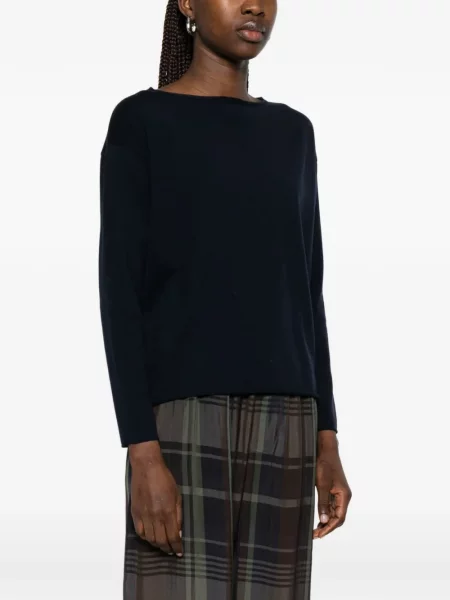 Pulover Hemisphere cu decolteu rotund albastru