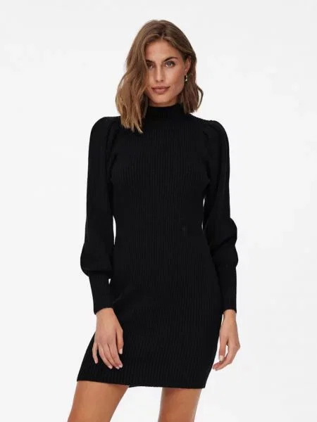 ONLY Úpletové šaty Katia Comfort Fit čierna