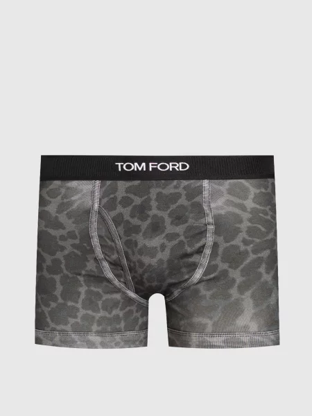 Труси-боксери в принт Tom Ford сірі