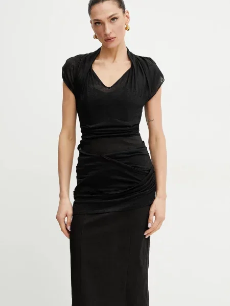 Pinko rochie din in negru