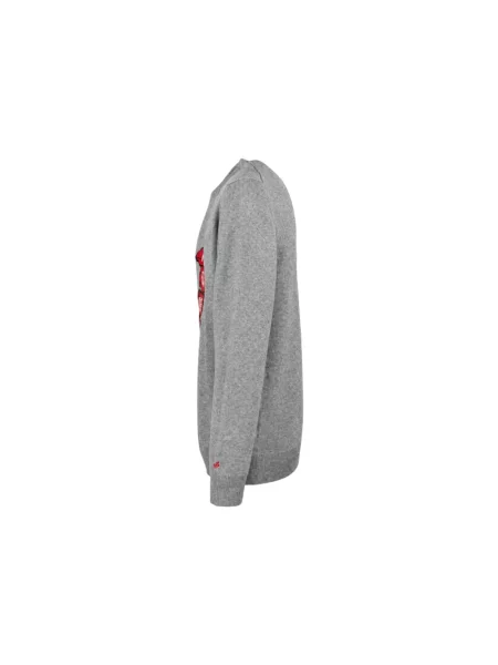 Sweter Mc2 Saint Barth wełniany szary