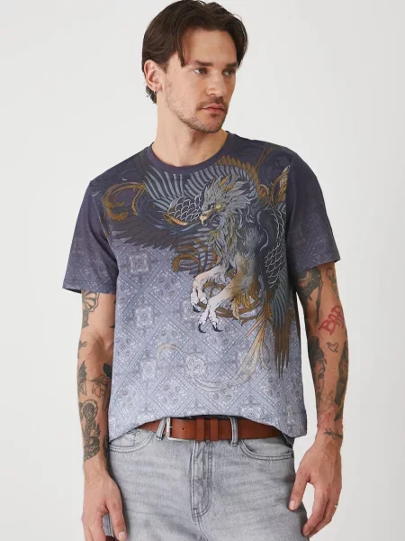 Тениска Medicine с десен