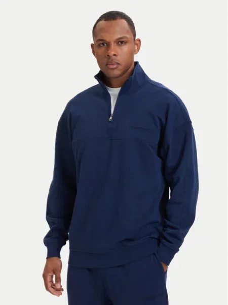 Tommy Hilfiger pulover z bombažem modra