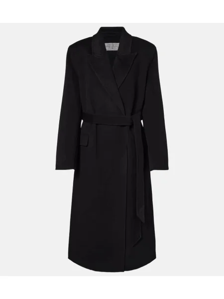 Palton Acne Studios de lână negru