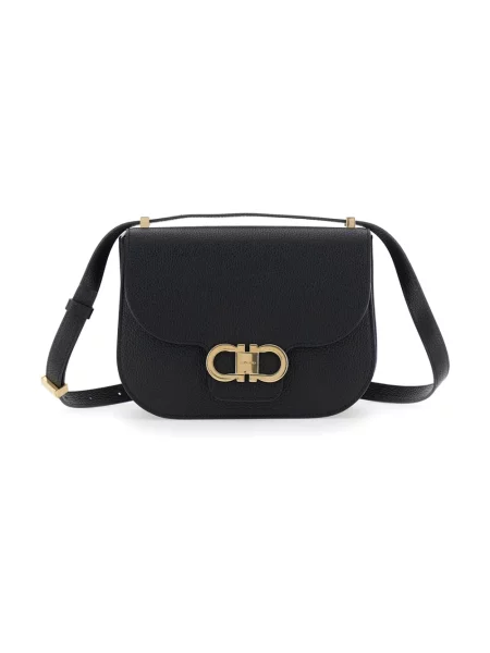 Torebka crossbody Ferragamo skórzana czarna