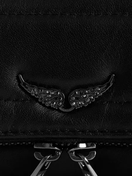 Кожаный клатч Zadig&voltaire черный