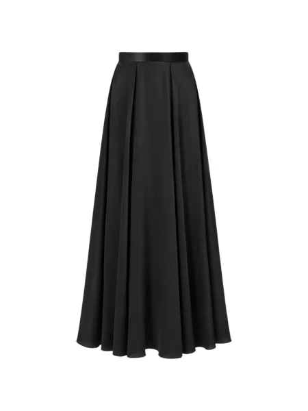 Fusta maxi Temperley London din satin negru