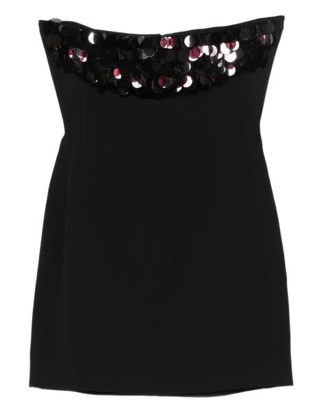 Rochie David Koma cu paiete de costum negru