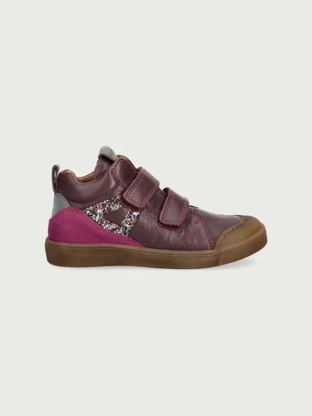 Froddo poltopánky detské kožené ROSARIO HIGH-TOP fialová
