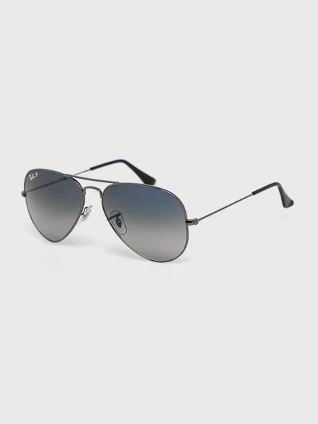 Okulary przeciwsłoneczne Ray-Ban Aviator Classic gunmetal/blue polarized szare