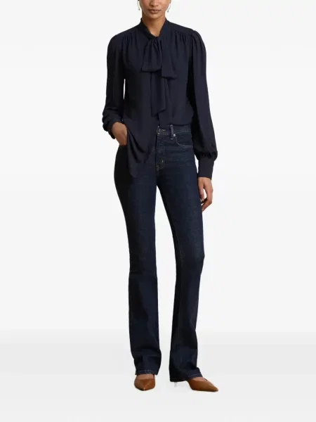 Bluză Lauren Ralph Lauren albastru