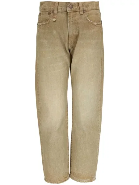 Proste jeansy R13 zielone