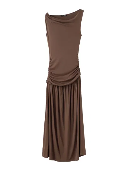 MANGO Rochie SURI ciocolatiu