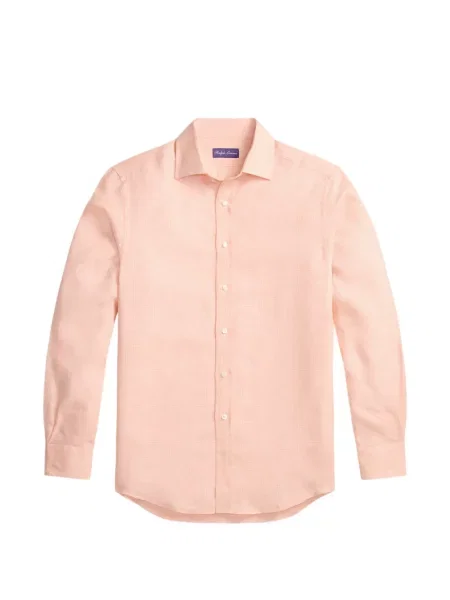 Cămașă în carouri Ralph Lauren Purple Label în carouri violet
