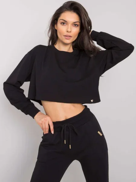 Bluza Basic Feel Good črna