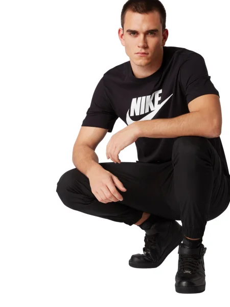 Nike Sportswear Tricou negru alb