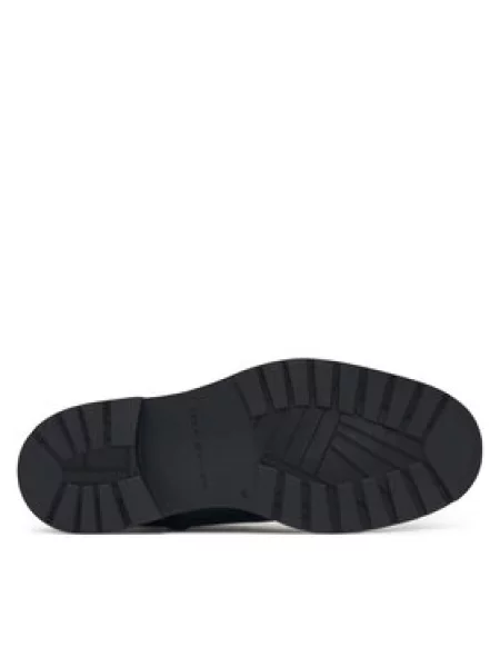 Tommy Hilfiger Bakancs Cleated Hilifger Scotch Lth Boot fekete