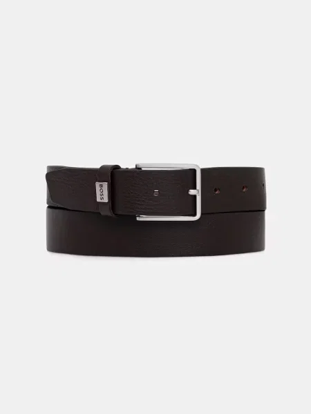 BOSS BLACK Curea de piele maro