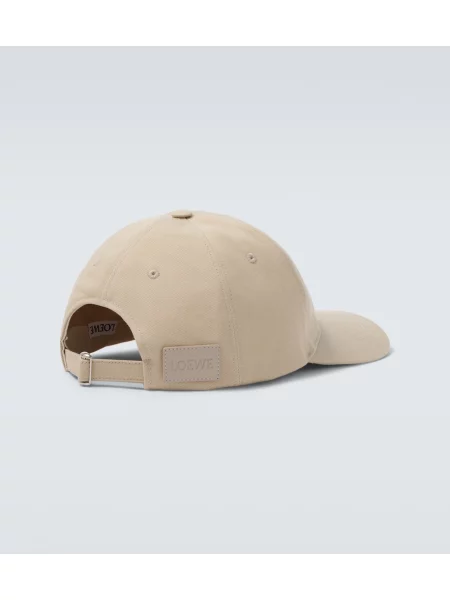 Șapcă Loewe cu broderie bej