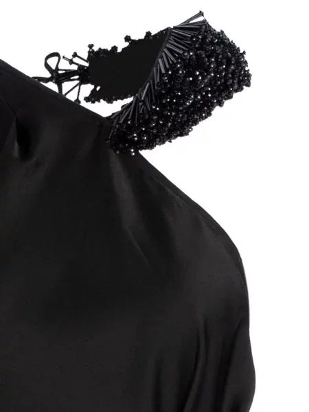 Rochie maxi V:pm Atelier cu un umăr gol negru