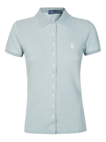 Hanorac crewneck Polo Ralph Lauren cu broderie din țesătură twill albastru