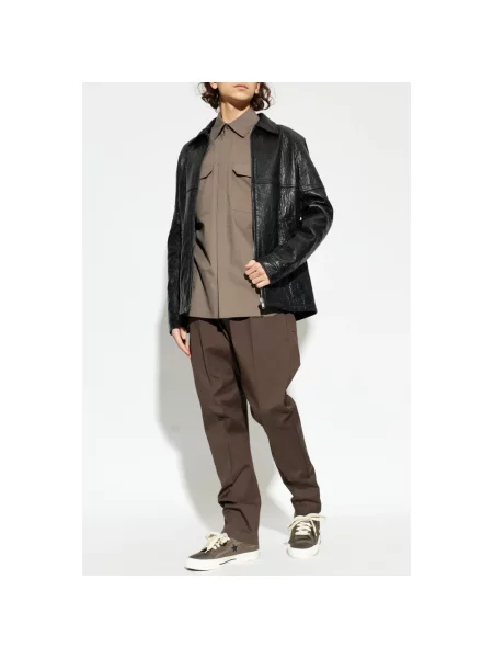 Spodnie Rick Owens brązowe