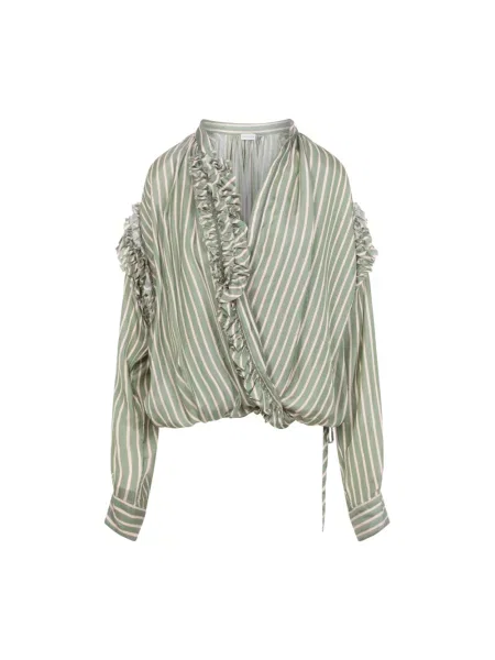 Bluzka Dries Van Noten zielona