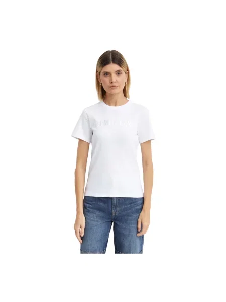 Koszulka Helmut Lang z logo biała